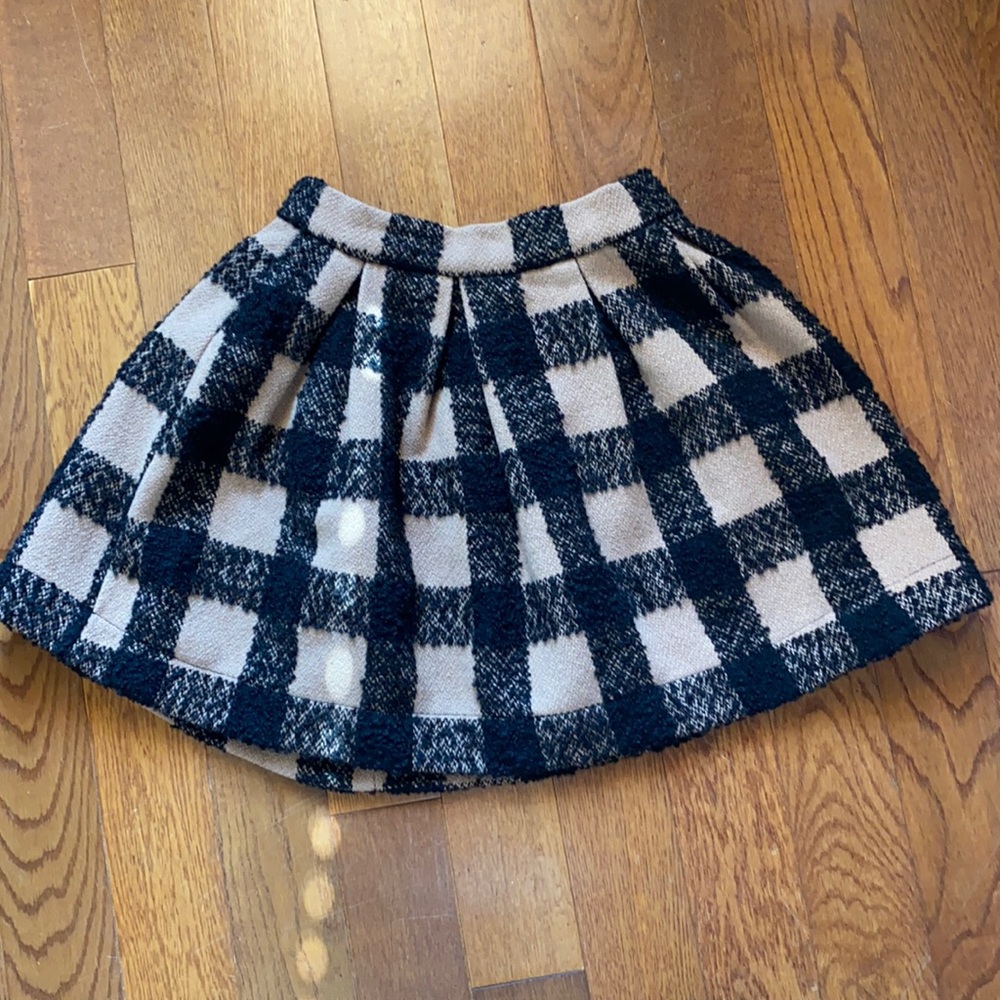 Wool winter skirt